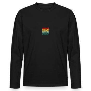 Fight For The Things You Care About RBG Ruth Bader - T-shirt manches longues Premium bio Homme - noir - Devant - Nico (187cm)