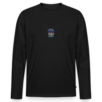 Im Personal Trainer Sind Sie das Opfer für eine - Männer Premium Bio Langarmshirt - Schwarz - Vorne - Nico (187cm)