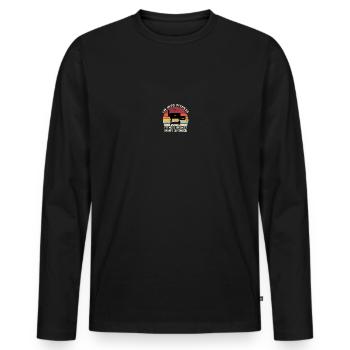 Ich stehe auf Fitness Lustiger Grill Brisket Bbq Smoker Gr - Männer Premium Bio Langarmshirt - Schwarz - Vorne - Nico (187cm)