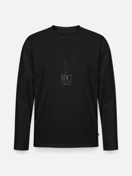 Opera Opera Singer Concert Gift - Men's Premium Organic Long Sleeve Shirt - black