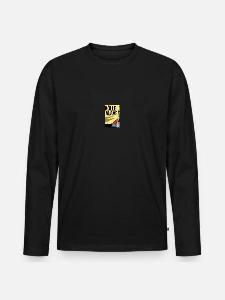 Kölner Karneval - Männer Premium Bio Langarmshirt - Schwarz