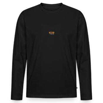1998 Vintage Meilenstein Retro - Männer Premium Bio Langarmshirt - Schwarz - Vorne - Nico (187cm)
