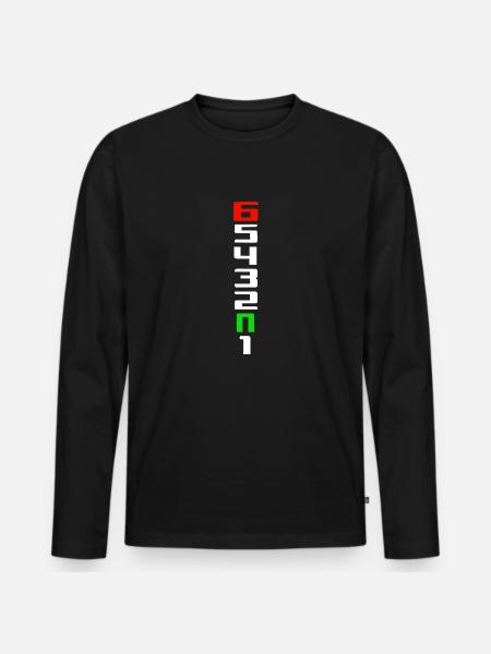Yamaha - Men's Premium Organic Long Sleeve Shirt - black