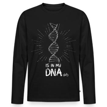 Roue BMX Tour Vélo de route DNA Chain Vélo enthus - T-shirt manches longues Premium bio Homme - noir - Devant - Nico (187cm)