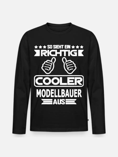 RC Modellbau massstab Modell Hobby - Männer Premium Bio Langarmshirt - Schwarz