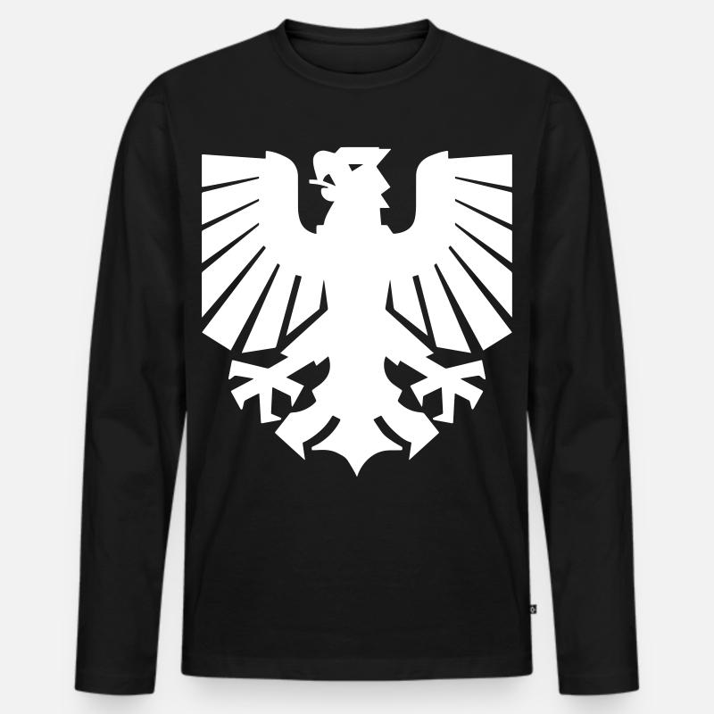 Dortmund - Dortmunder Adler - Männer Premium Bio Langarmshirt - Schwarz