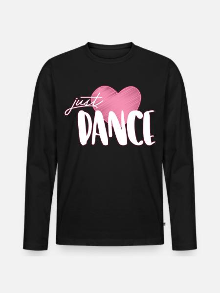 danse - T-shirt manches longues Premium bio Homme - noir