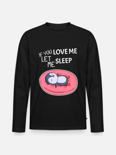 Funny saying funny sayings gift - Men's Premium Organic Long Sleeve Shirt - black