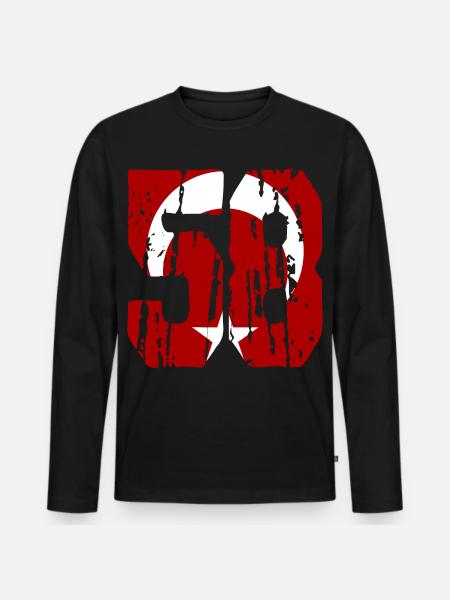 Sivas 58 used - Men's Premium Organic Long Sleeve Shirt - black