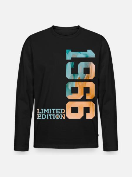 60E ANNIVERSAIRE ÉDITION LIMITÉE 1966 - T-shirt manches longues Premium bio Homme - noir