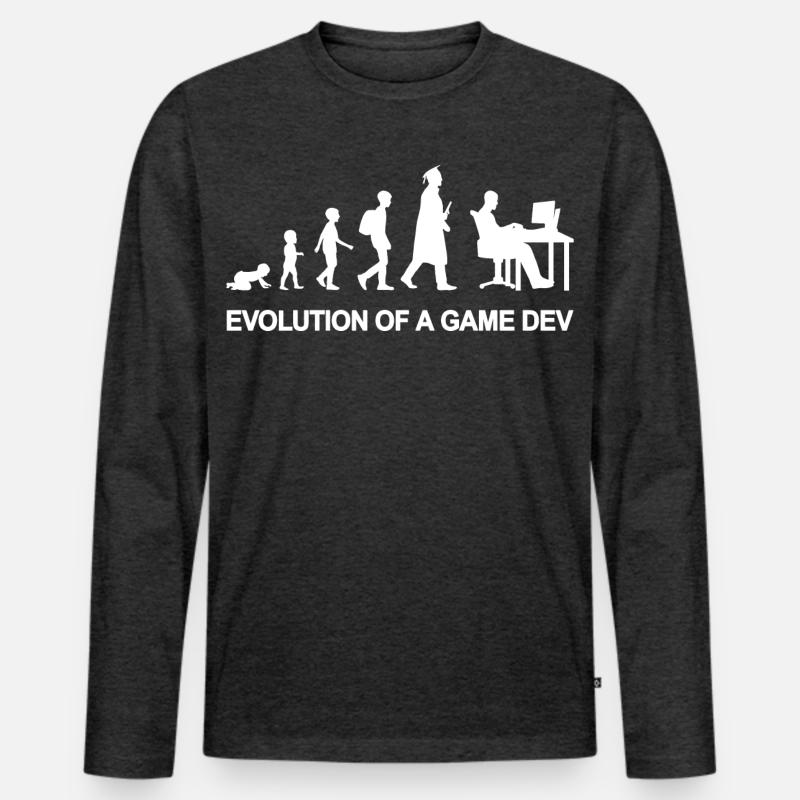 Game Developer Evolution Männer Premium Bio Langarmshirt