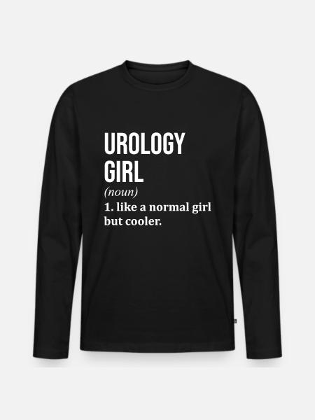 Urology Urology Urology - Men's Premium Organic Long Sleeve Shirt - black