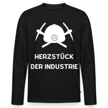 Coal graves united - Men's Premium Organic Long Sleeve Shirt - black - Front - Nico (187cm)