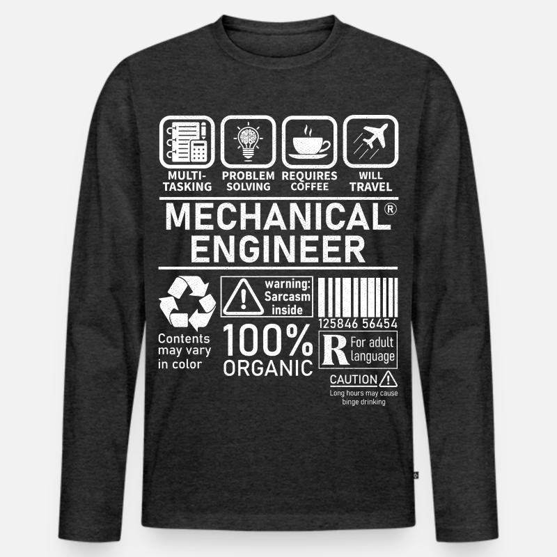 Mechanical Engineer multi tasking problem solving Men's Premium Organic Long Sleeve Shirt