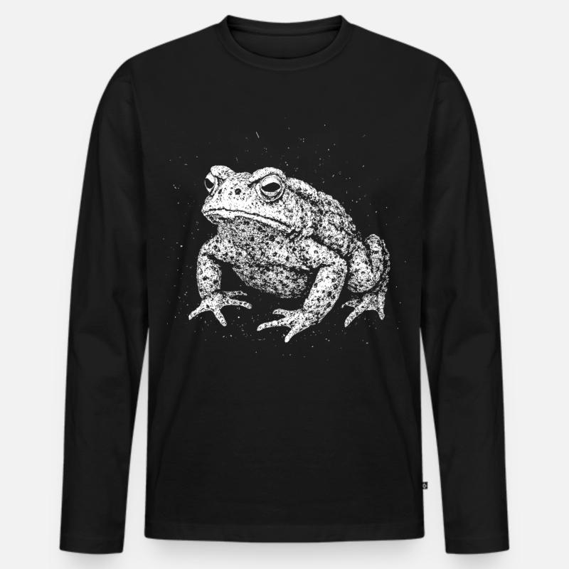 Crapaud - T-shirt manches longues Premium bio Homme - noir