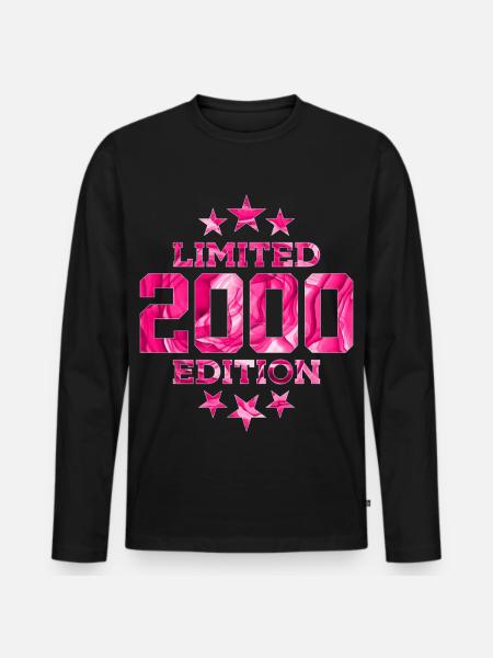 ÉDITION LIMITÉE 26E ANNIVERSAIRE 2000 - T-shirt manches longues Premium bio Homme - noir