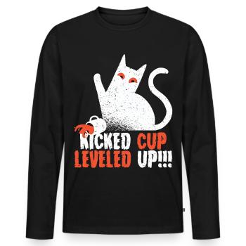 Kaffeeentzug Koffeinfrei Ex-Kaffeetrinker - Männer Premium Bio Langarmshirt - Schwarz - Vorne - Nico (187cm)