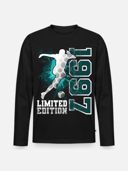 1997 Year of birth Birthday - Men's Premium Organic Long Sleeve Shirt - black