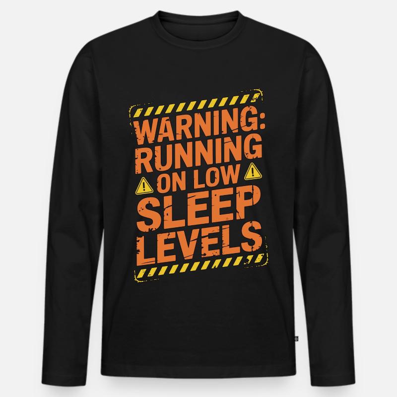 Pharmacist Student Warning Running Pharmaceutical - Männer Premium Bio Langarmshirt - Schwarz