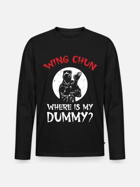Wing Chun Lehrerausbildung Kampfsport - Männer Premium Bio Langarmshirt - Schwarz