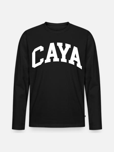 Caya - T-shirt manches longues Premium bio Homme - noir