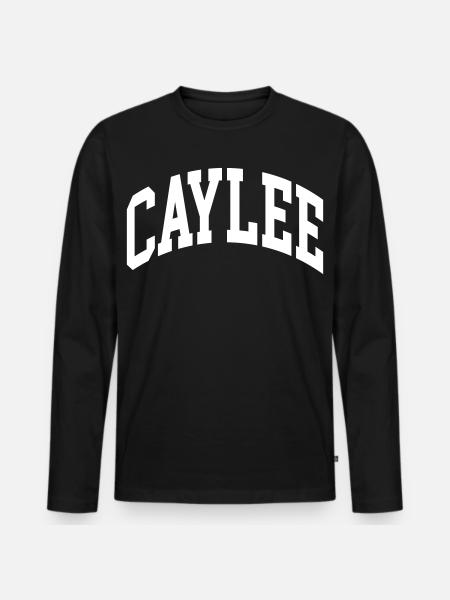 Caylee - Men's Premium Organic Long Sleeve Shirt - black