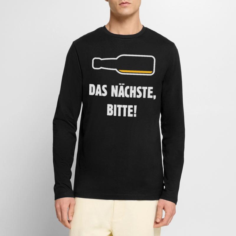 Das Nächste, Bitte! (Bier / Bierchen / NEG 2C) Männer Premium Bio Langarmshirt