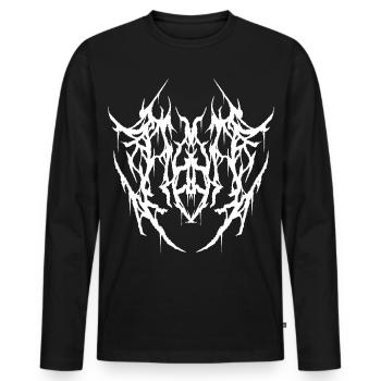 Dead Heart - Männer Premium Bio Langarmshirt - Schwarz - Vorne - Nico (187cm)