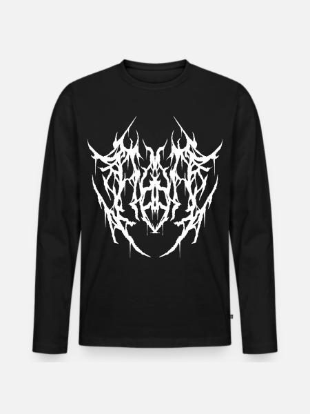 Dead Heart - Männer Premium Bio Langarmshirt - Schwarz
