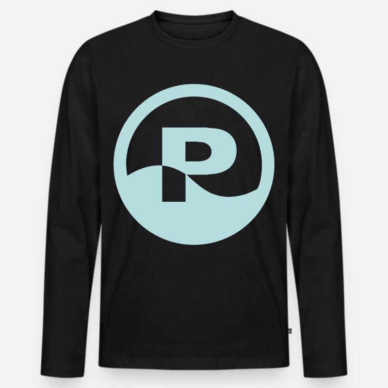 Pool - Männer Premium Bio Langarmshirt - Schwarz