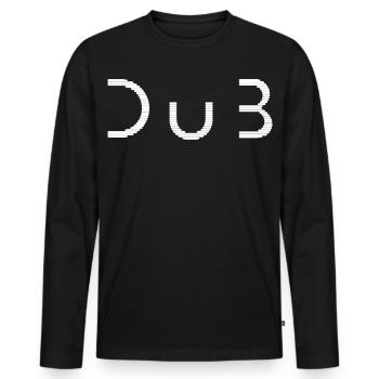 Dub Reggae Soundsystem - Rave Free party - Men's Premium Organic Long Sleeve Shirt - black - Front - Nico (187cm)