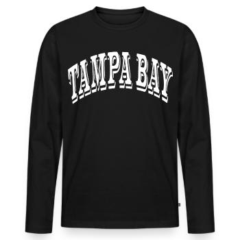 Tampa Bay - Men's Premium Organic Long Sleeve Shirt - black - Front - Nico (187cm)