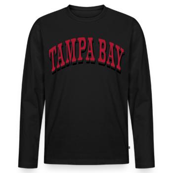Tampa Bay - Men's Premium Organic Long Sleeve Shirt - black - Front - Nico (187cm)
