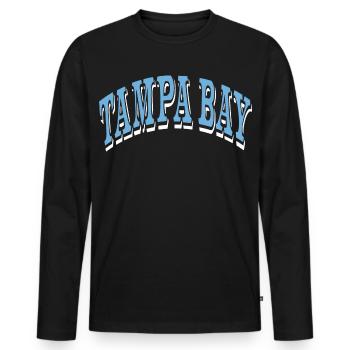 Tampa Bay - Men's Premium Organic Long Sleeve Shirt - black - Front - Nico (187cm)