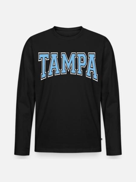 Tampa - Men's Premium Organic Long Sleeve Shirt - black