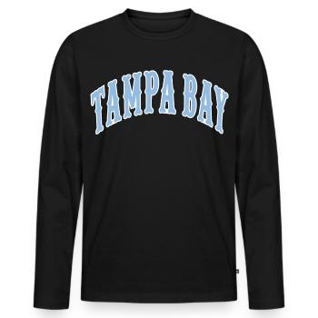 Tampa Bay - Men's Premium Organic Long Sleeve Shirt - black - Front - Nico (187cm)
