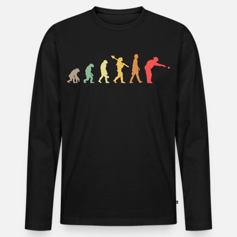 Boule d’évolution - T-shirt manches longues Premium bio Homme - noir