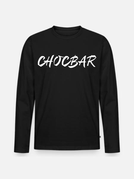 CHOCBAR - T-shirt manches longues Premium bio Homme - noir