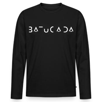 Batucada Music Brazilian Culture Dance - Men's Premium Organic Long Sleeve Shirt - black - Front - Nico (187cm)