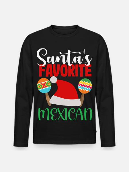 Mexico Pride & Home Mexican Mexico Flag - Men's Premium Organic Long Sleeve Shirt - black