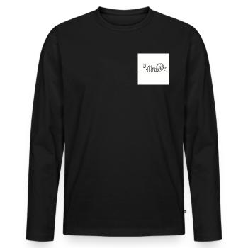 MINGA Volksfest - Männer Premium Bio Langarmshirt - Schwarz - Vorne - Nico (187cm)