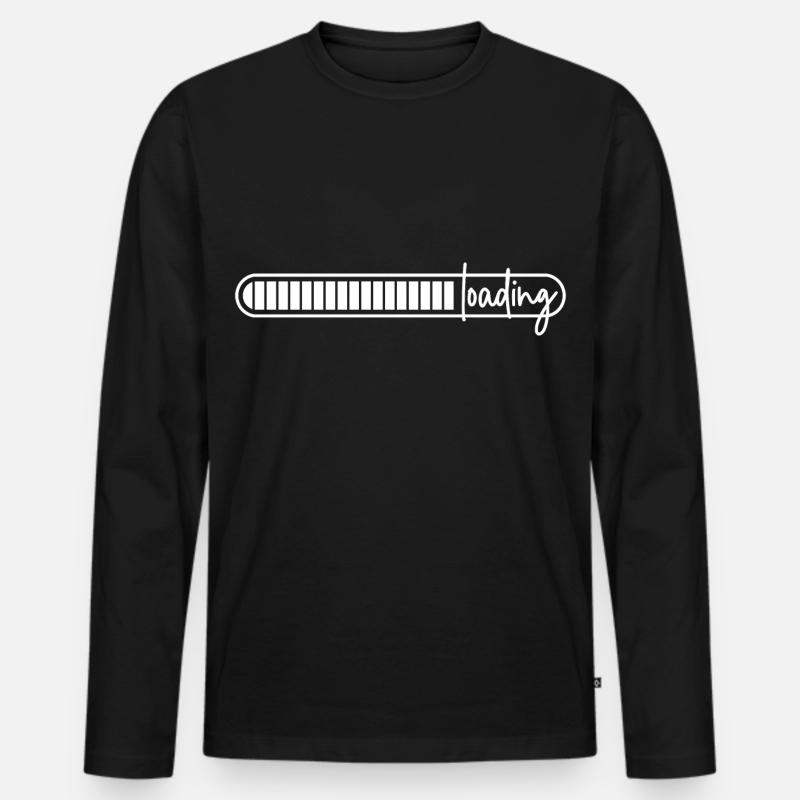loading bar - loading - loading Men's Premium Organic Long Sleeve Shirt