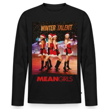 Lolita Malgré Moi - Mean Girls Winter Talent Show - T-shirt manches longues Premium bio Homme - noir - Devant - Nico (187cm)