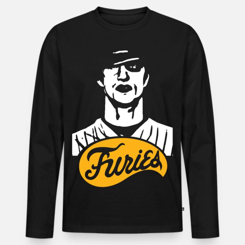 Furies-Logo Vintage - Männer Premium Bio Langarmshirt - Schwarz