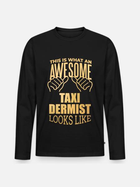 Taxidermie Taxidermie Taxidermie - T-shirt manches longues Premium bio Homme - noir