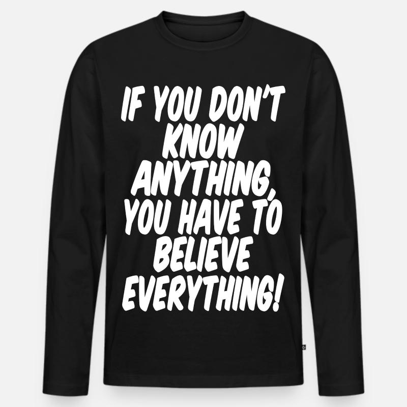 Knowledge - The 5th Element of Hip-Hop - Männer Premium Bio Langarmshirt - Schwarz