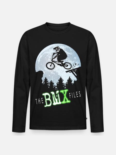 BMX files - Men's Premium Organic Long Sleeve Shirt - black