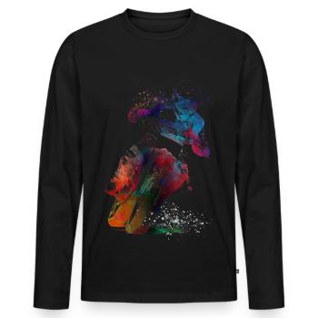 Motor Racing Sports Art #motor #sport - Men's Premium Organic Long Sleeve Shirt - black - Front - Nico (187cm)