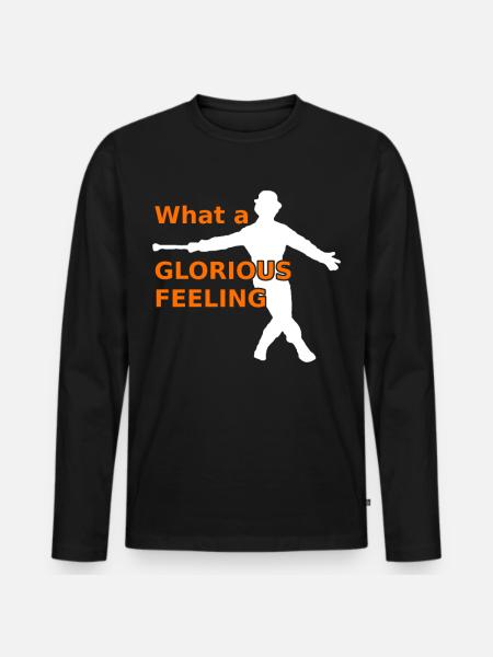 CWO Dancing Alex - Männer Premium Bio Langarmshirt - Schwarz