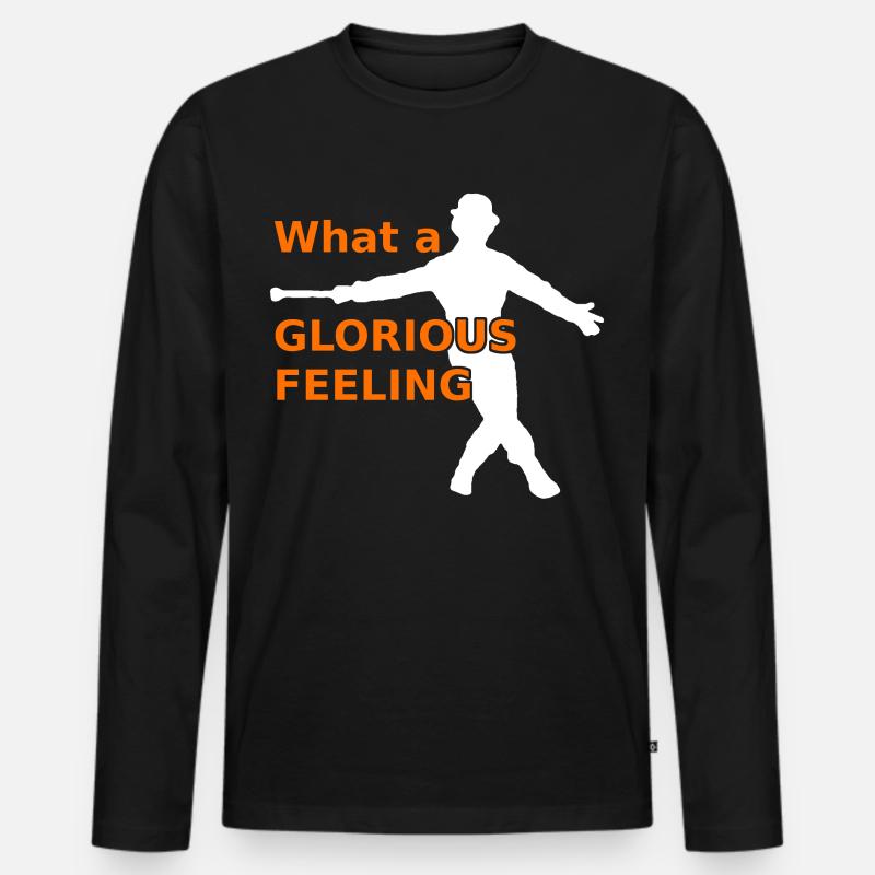 CWO Dancing Alex - Männer Premium Bio Langarmshirt - Schwarz